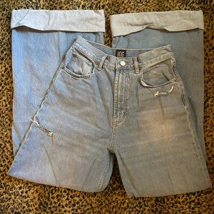 BDG super high rise wide leg skate jeans